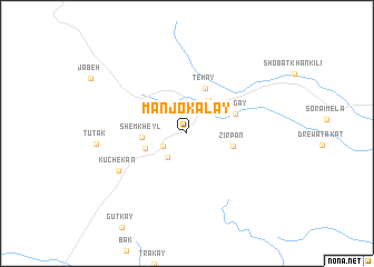 map of Manjo Kalay