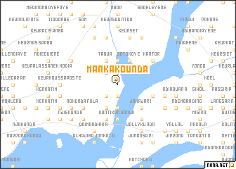 map of Mankakounda