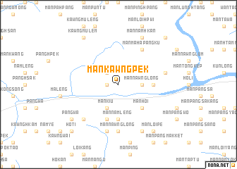 map of Mān Kawngpek