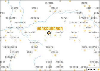 map of Mān Kawngsan