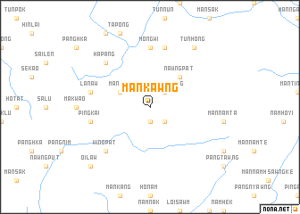 map of Mān Kawng