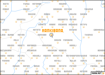 map of Mankibana