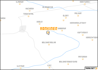 map of Mankiner