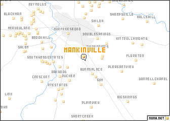 map of Mankinville