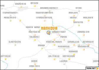 map of Mankova