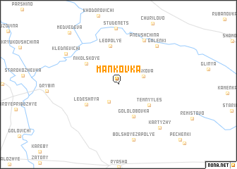 map of Manʼkovka