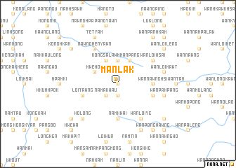 map of Mān Lak