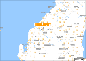 map of Manlapay