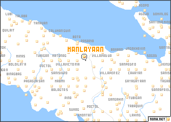 map of Manlayaan