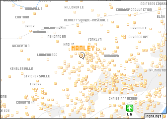 map of Manley