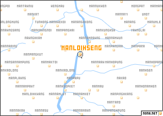 map of Mān Loi-hseng