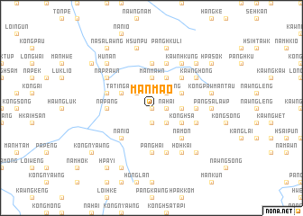 map of Mānmao