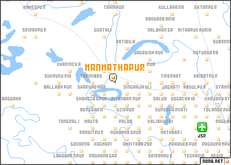 map of Manmathapur