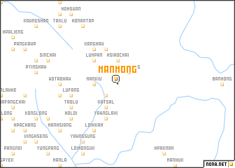 map of Mān Mong