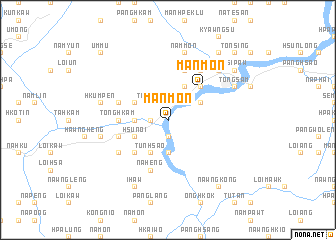map of Mānmon