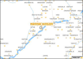 map of Mannachingon
