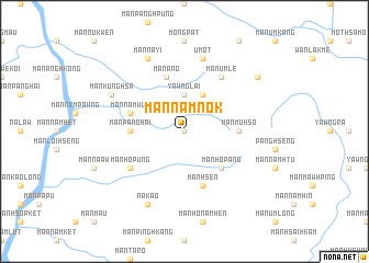 map of Mān Namnōk