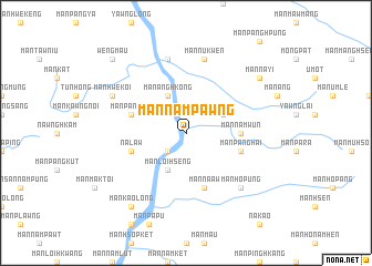 map of Mān Nampawng