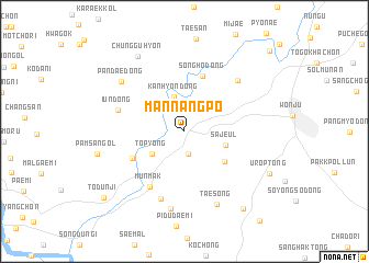 map of Mannangp\