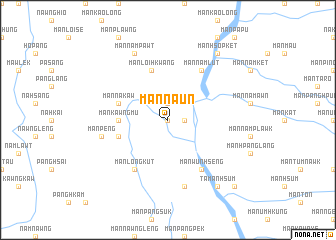 map of Mān Na-ūn