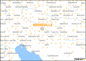 map of Manneuille