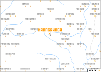 map of Mān Ngawnga