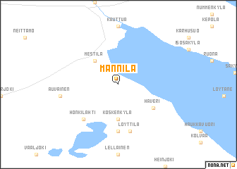 map of Mannila