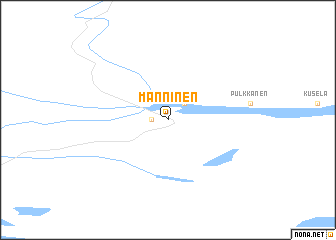 map of Manninen