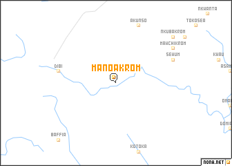 map of Manoakrom