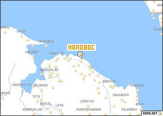 map of Manoboc