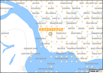 map of Manoharpur