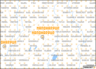 map of Manoharpur