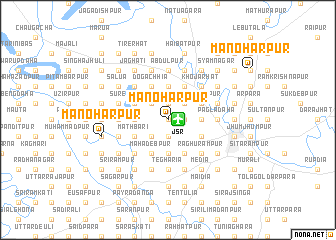 map of Manoharpur