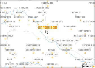map of Manohisoa