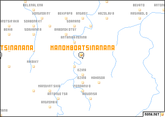 map of Manombo Atsinanana