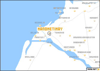 map of Manometimay
