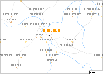 map of Manonga