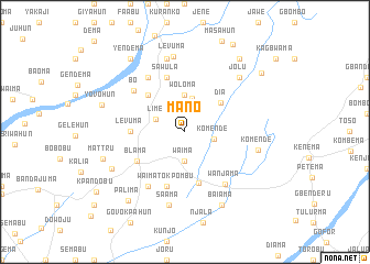 map of Mano