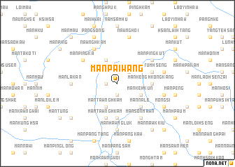 map of Mān Pai-wang
