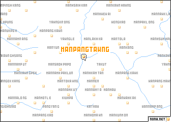 map of Mān Pangtawng