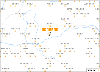 map of Man-peng