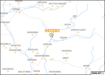 map of Manqān