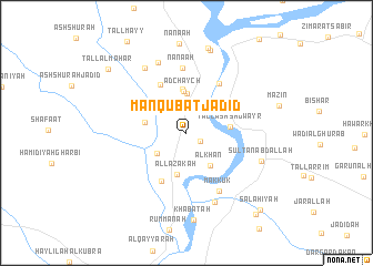 map of Manqūbat Jadīd