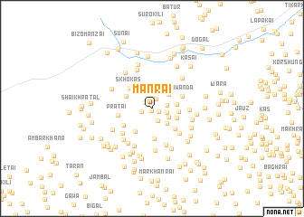 map of Mānrai