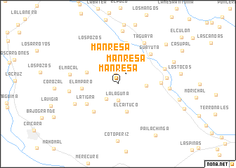 map of Manresa