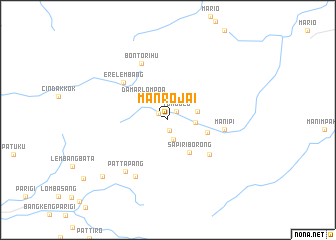 map of Manrojai
