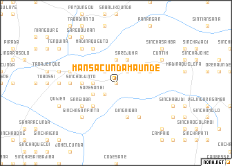 map of Mansacunda Maundè