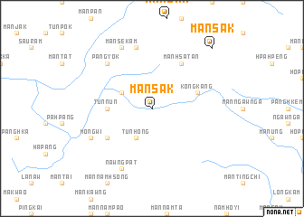 map of Mān Sak