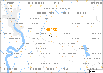 map of Mānsa