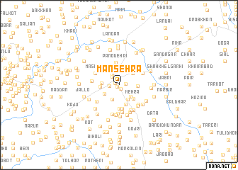 map of Mānsehra